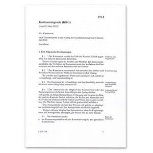 Kantonsratsgesetz und